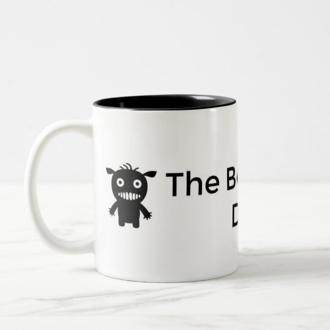 Die beste Schritt-Vater-Tasse Zweifarbige Tasse (Links)