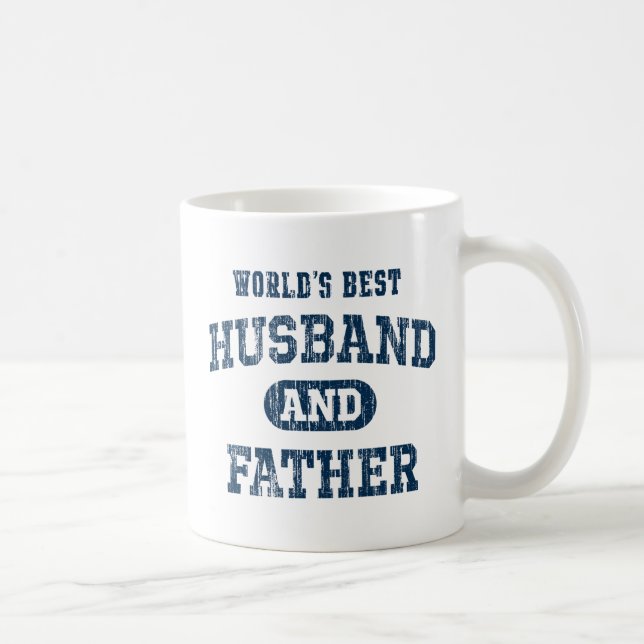 Die beste Schürze für Mann und Vater Tasse (Rechts)