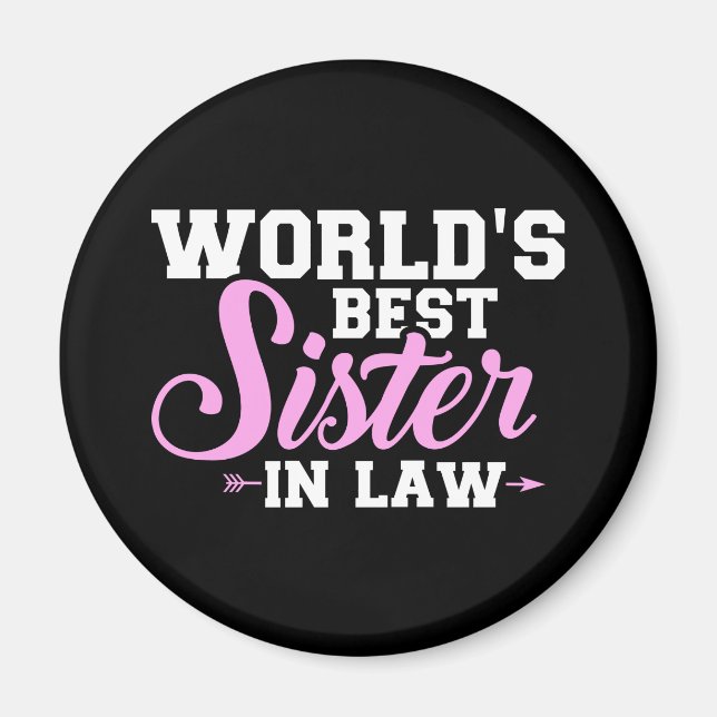 Die beste Schwägerin der Welt Magnet (Vorne)