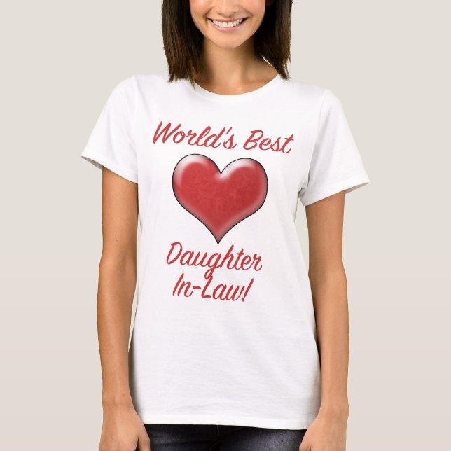 Die beste Schwägerin der Welt T-Shirt (Vorderseite)