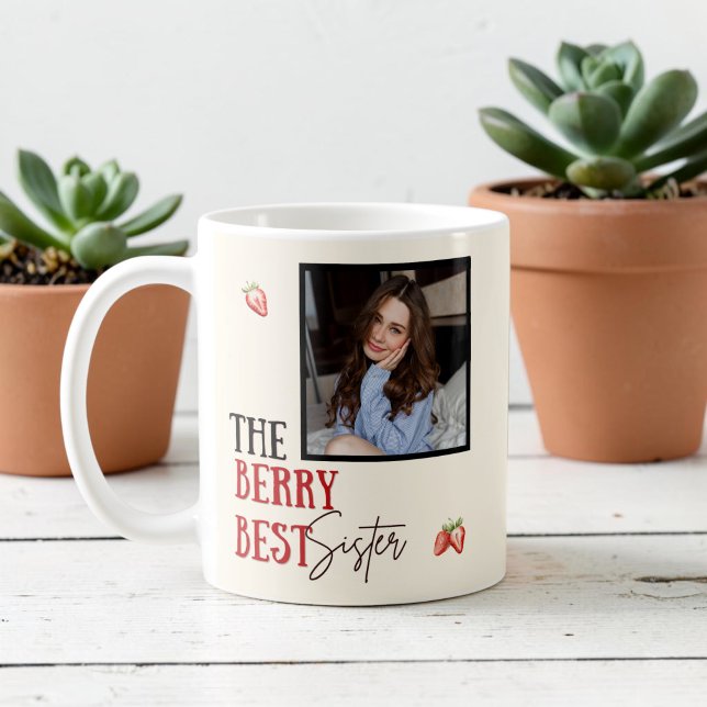 Die beste Schwester Foto-Tasse Kaffeetasse (Von Creator hochgeladen)