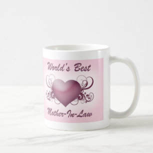 Die beste Schwiegermutter der Welt (Herz) Kaffeetasse
