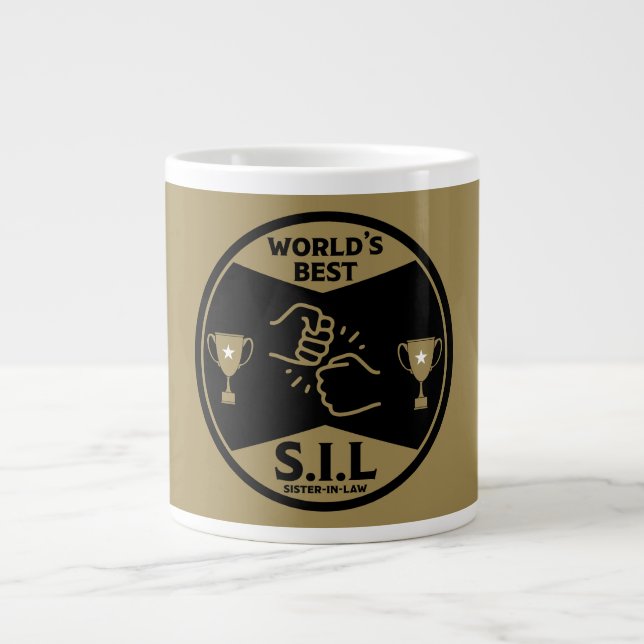 Die beste Schwiegermutter der Welt Jumbo-Tasse (Vorderseite)