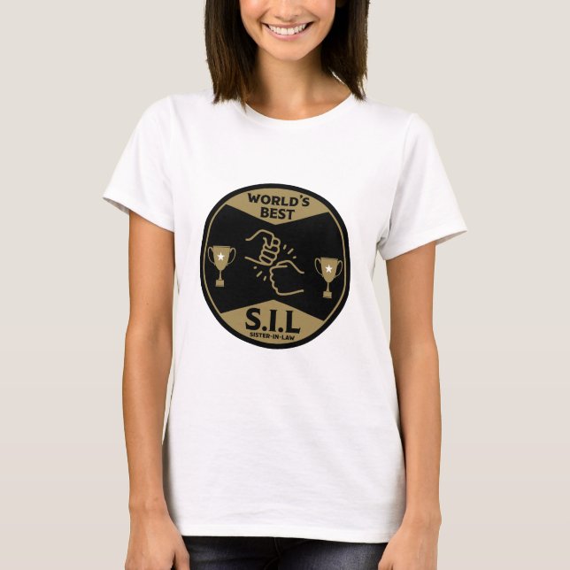 Die beste Schwiegermutter der Welt T-Shirt (Vorderseite)