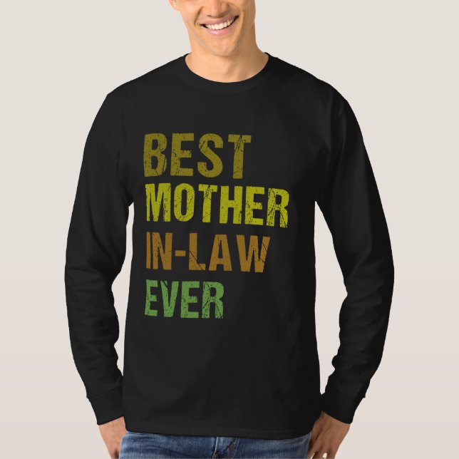 Die beste Schwiegermutter für Familie Funny T-Shirt (Vorderseite)