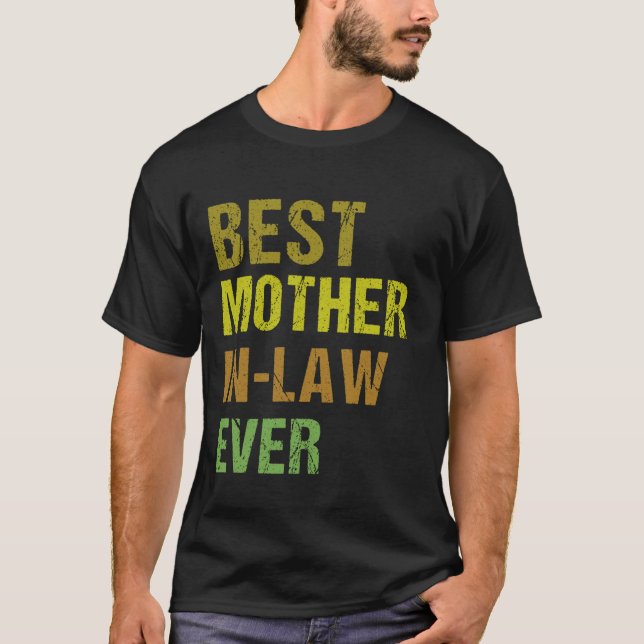 Die beste Schwiegermutter für Familie Funny T-Shirt (Vorderseite)