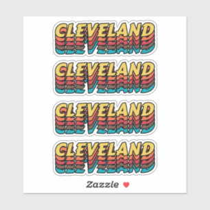 Die beste Stadt, um Cleveland zu besuchen - Name d Aufkleber