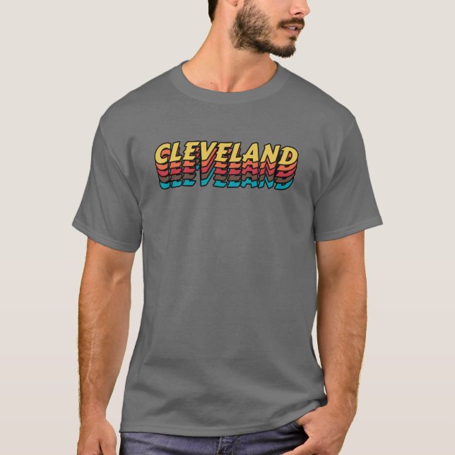 Die beste Stadt, um Cleveland zu besuchen - Name d T-Shirt (Vorderseite)