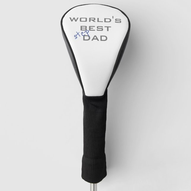 Die beste Stepdad der Welt Golf Headcover (Vorderseite)