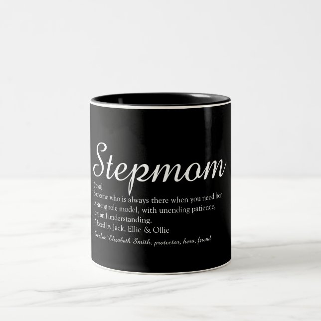 Die beste Stepmutter der Welt, Stepmutter Definiti Zweifarbige Tasse (Mittel)