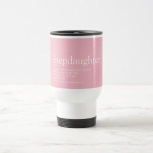 Die beste Steptochter der Welt - Girly Pink Reisebecher