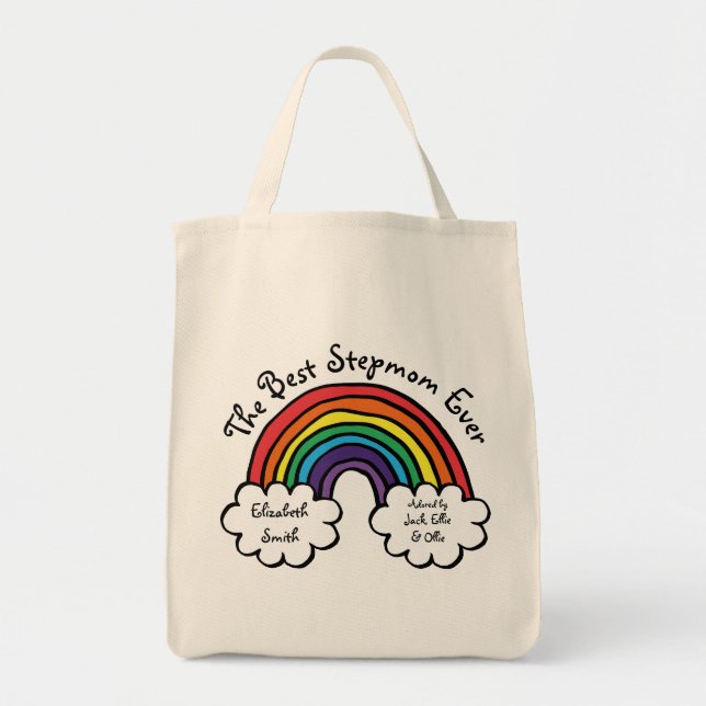 Die beste Stiefmutter, Stiefmutter Ever Rainbow Tragetasche (Vorne)