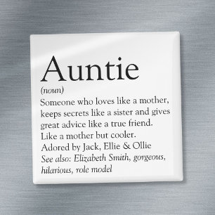 Die beste Tante der Welt, Definition von Auntie Magnet
