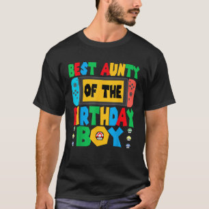 Die beste Tante des Geburtstags-Boy Gaming-Vater u T-Shirt