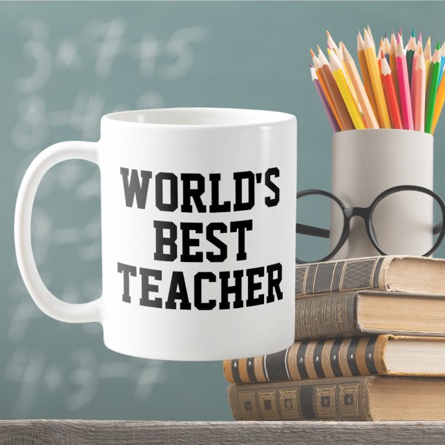 Die beste Tasse für Lehrer (World's Best Teacher Gift Mug
)