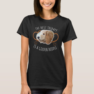 Die beste Therapie ist eine Goldendoodle Doodle Ma T-Shirt