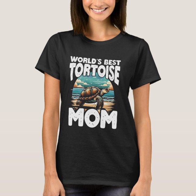 Die beste Tortoise-Mama der Welt T-Shirt (Vorderseite)