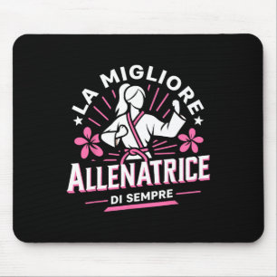 Die Beste Trainerin Karate-Lehrerin Geschenkidee Mousepad