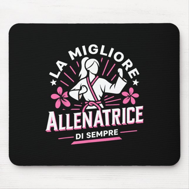 Die Beste Trainerin Karate-Lehrerin Geschenkidee Mousepad (Vorne)