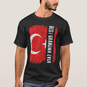 Die beste türkische Oma je Türkei Flaggenfeier Mut T-Shirt