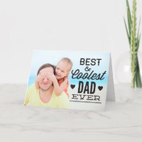Die beste und Coolste Vater-Fotokarte aller Zeiten
