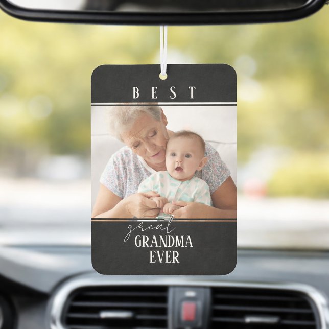 Die beste Ururgroßmutter ever Modern Autolufterfrischer (Best Great Grandma Ever Modern Air Freshener)