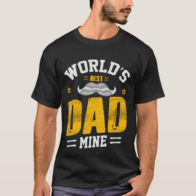 Die beste Vater-Mine der Welt - Geschenke des Mitm T-Shirt (Vorderseite)