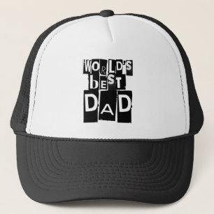 Die beste Vater-Typografie der Welt Truckerkappe