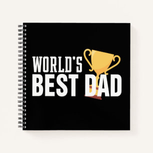 Die beste Vater-Typografie-Trophäe der Welt   Noti Notizbuch