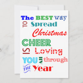 Die beste Weise, Weihnachtsbeifall-Karte zu Feiertagskarte