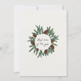 Die beste Zeit des Jahres Feiertagskarte