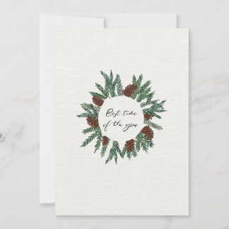 Die beste Zeit des Jahres Feiertagskarte