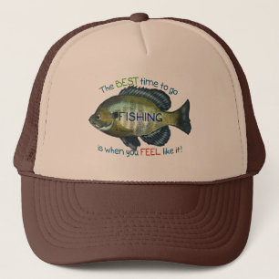 Die beste Zeit für den Fischfang Bleichfisch Truckerkappe