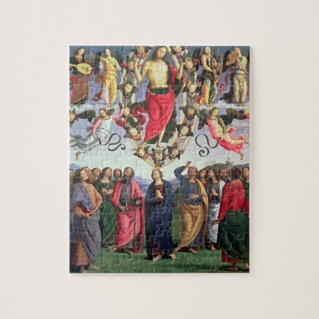 Die Besteigung von Christus, 1495-98 (Öl auf Puzzle (Vertikal)