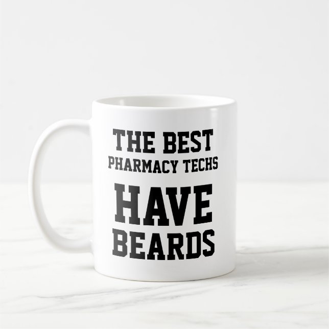 Die besten Apotheken haben Bärte Kaffeetasse (Links)