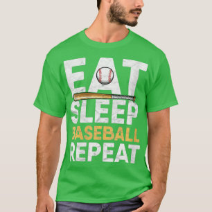 Die besten Baseball-Jungen essen Baseball-Wiederho T-Shirt