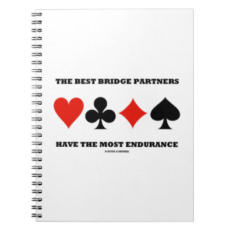 Die besten Bridge-Partner haben die größte Ausdaue Notizblock
