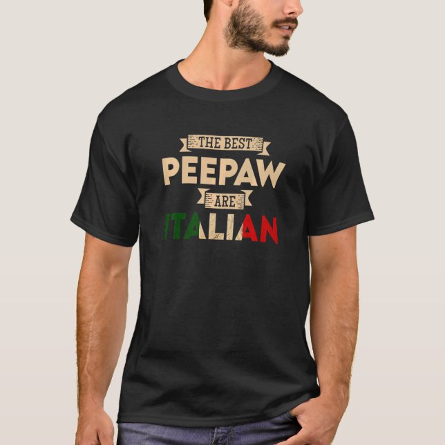 Die besten Damen sind Italienische Fahne Pap T-Shirt (Vorderseite)