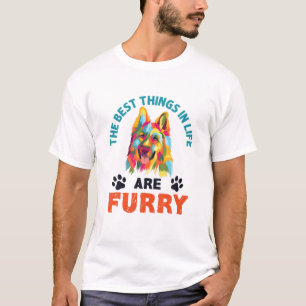 Die besten Dinge im Leben sind zornige deutsche Hi T-Shirt