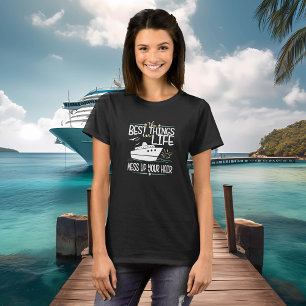 Die besten Dinge im Leben vermasseln das Haar T-Shirt