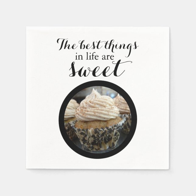 Die besten Dinge Serviette (Vorderseite)