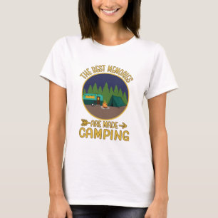 Die besten Erinnerungen sind Camping T-Shirt