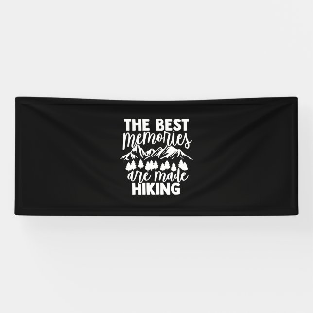 Die besten Erinnerungen sind Wandern Banner (Horizontal)