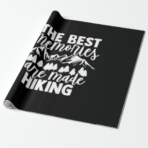 Die besten Erinnerungen sind Wandern Geschenkpapier