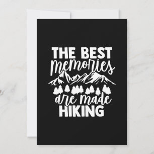 Die besten Erinnerungen sind Wandern Save The Date