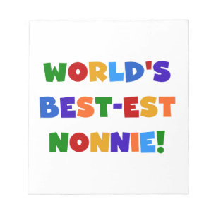 Die besten Farben der Welt für Nonnie Bright Notizblock
