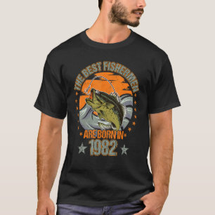 Die besten Fischer von Männern sind 1982 im Retro- T-Shirt
