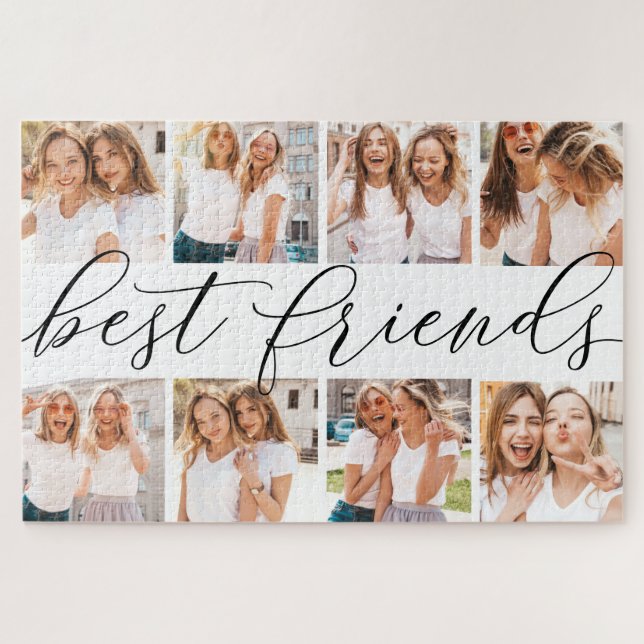 Die besten Freunde | 8 FotoCollage Puzzle (Horizontal)