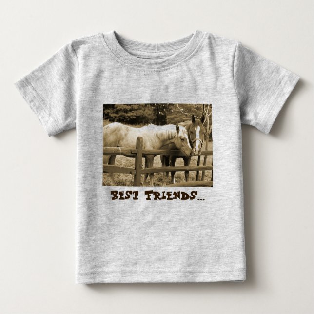 Die besten Freunde Baby T-shirt (Vorderseite)