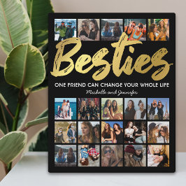 Die besten Freunde | Besties Foto Collage Fotoplatte